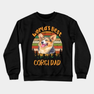 World'S Best Corgi Dad (290) Crewneck Sweatshirt